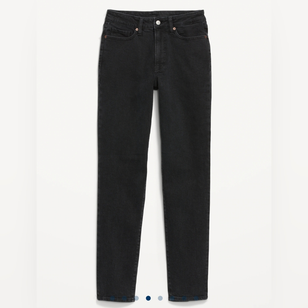 Old Navy High-Waisted OG Straight Black Jeans